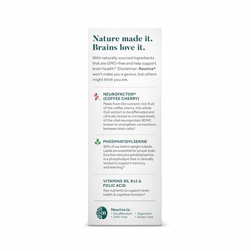 NEURIVA Plus Brain Supplement 30 Capsules