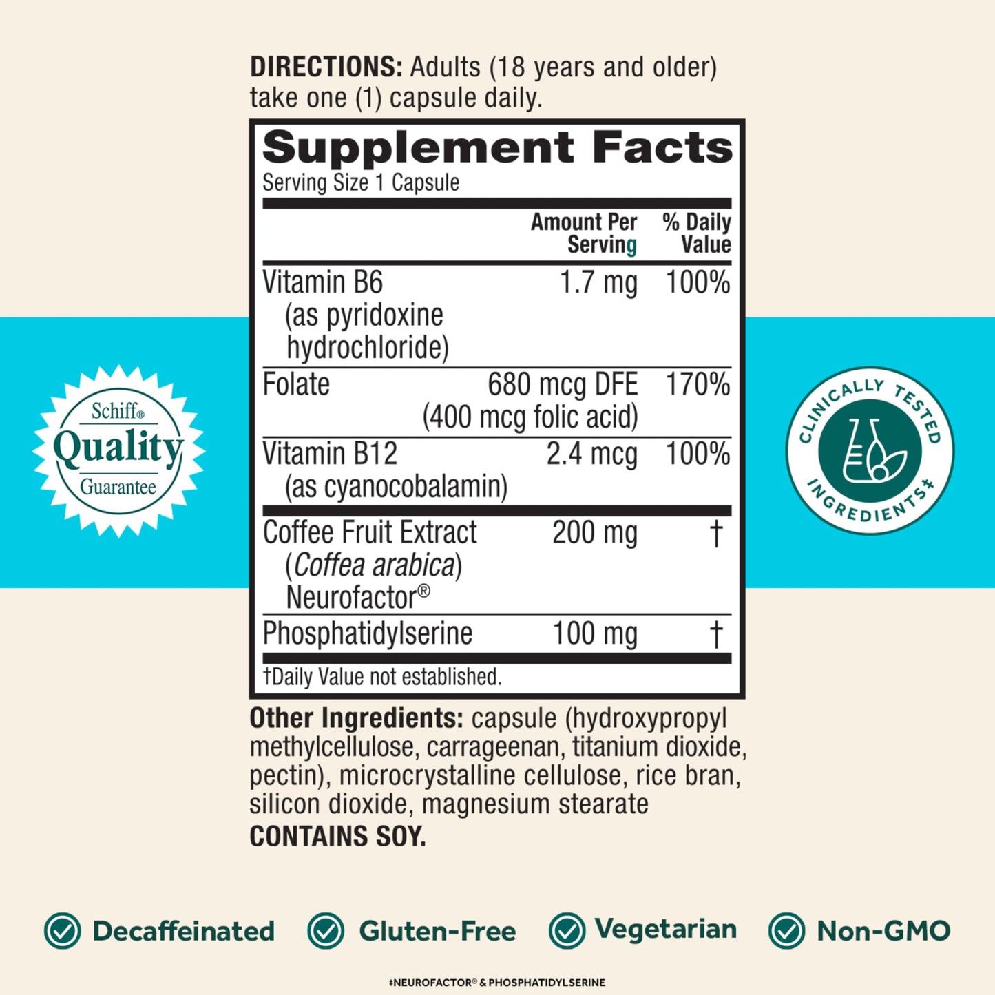 NEURIVA Plus Brain Supplement 30 Capsules